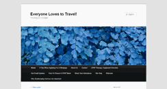 Desktop Screenshot of every1loves2travel.com
