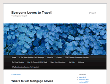 Tablet Screenshot of every1loves2travel.com